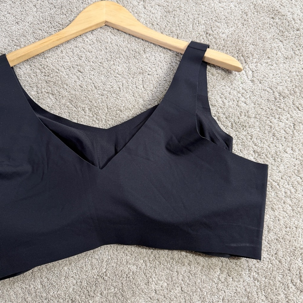 Honeylove Women’s V-Neck Bra Wireless in Black 3X - Picture 8 of 13